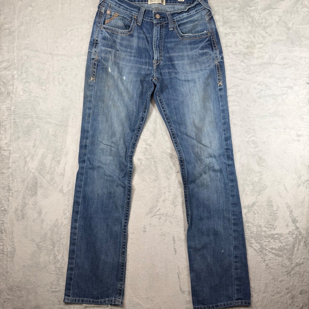 Ariat M5 Boundary Straight Leg Jeans Mens 30x36 Gulch Medium Wash Denim 10014010